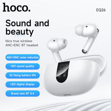 hoco. EQ26 ANC+ENC Nice true wireless BT headset - White