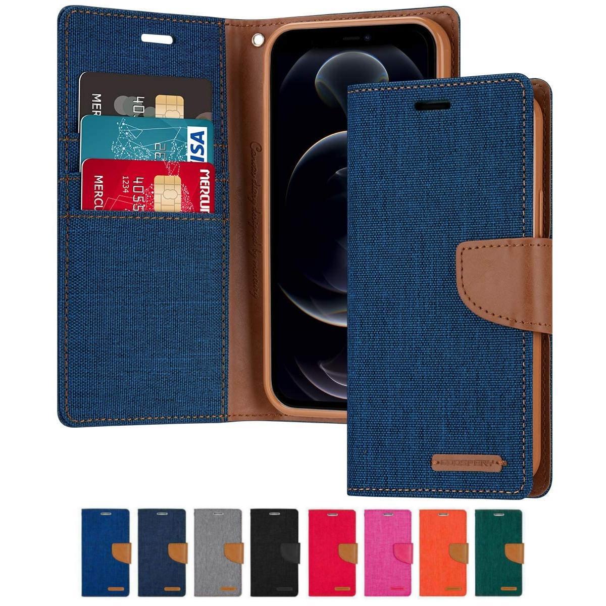 Goospery Canvas Diary Case for iPhone 7+/8+