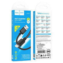 Hoco. X119 PD Braided charging data cable 1M - Black