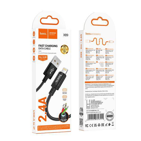 Hoco X89 USB-A to Lightning