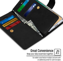Mansoor Wallet Diary Case Black for iPhone Xr
