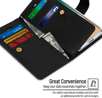 Mansoor Wallet Black for iPhone Xs Max - Aqua