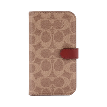 Coach Signature C Tan Wallet Case for iPhone 14 Pro