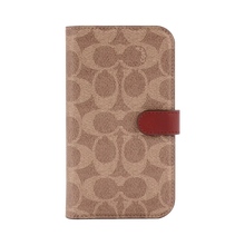 Coach Signature C Tan Wallet Case for iPhone 14 Pro