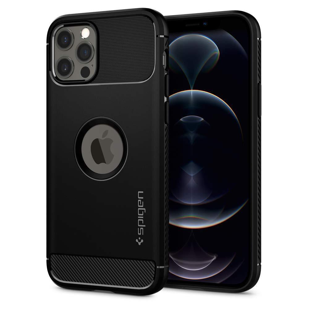 Spigen Rugged Armour iPhone 12/12 Pro - Black