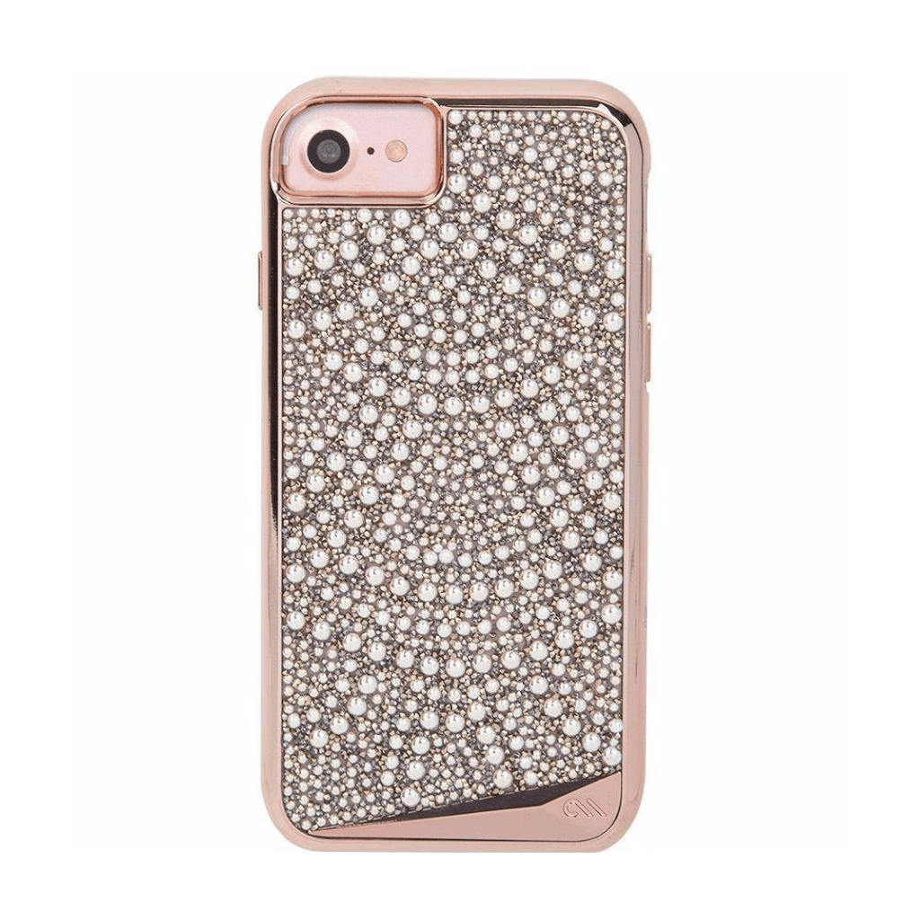 Case-Mate Brilliance Lace Rose Gold Pearl Crystal Case for iPhone 6/6s/7/8 Plus