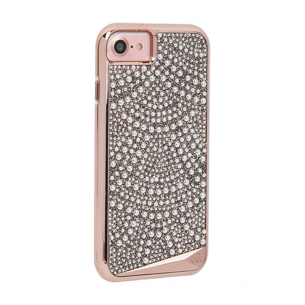 Case-Mate Brilliance Lace Rose Gold Pearl Crystal Case for iPhone 6/6s/7/8 Plus