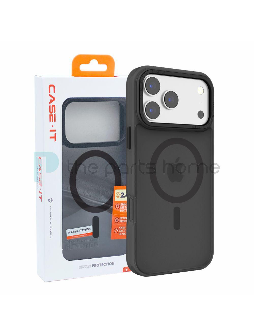 Case-IT Smoke Black iPhone 17 Series MagSafe Case