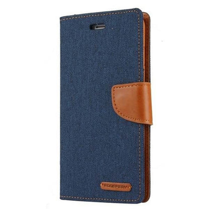 Goospery Wallet Case Blue for Galaxy S22