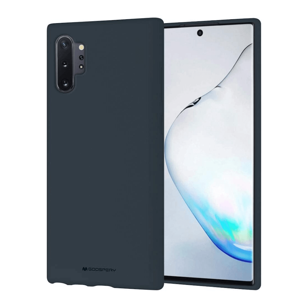 Goospery Mercury Black Soft Feeling Jelly Case for Samsung Galaxy Note 10 Plus/10 Plus 5G