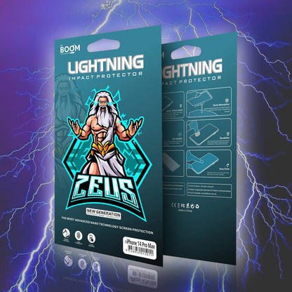 Zeus Lightning Impact Screen Protector for all iPhones