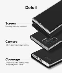 Goospery Mercury Canvas Case for Samsung S23 Ultra Black
