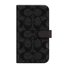 Coach Folio for iPhone 13 Pro- BLACK SIGNATURE C