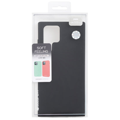 Goospery Soft TPU Case Black for Galaxy S22 Ultra