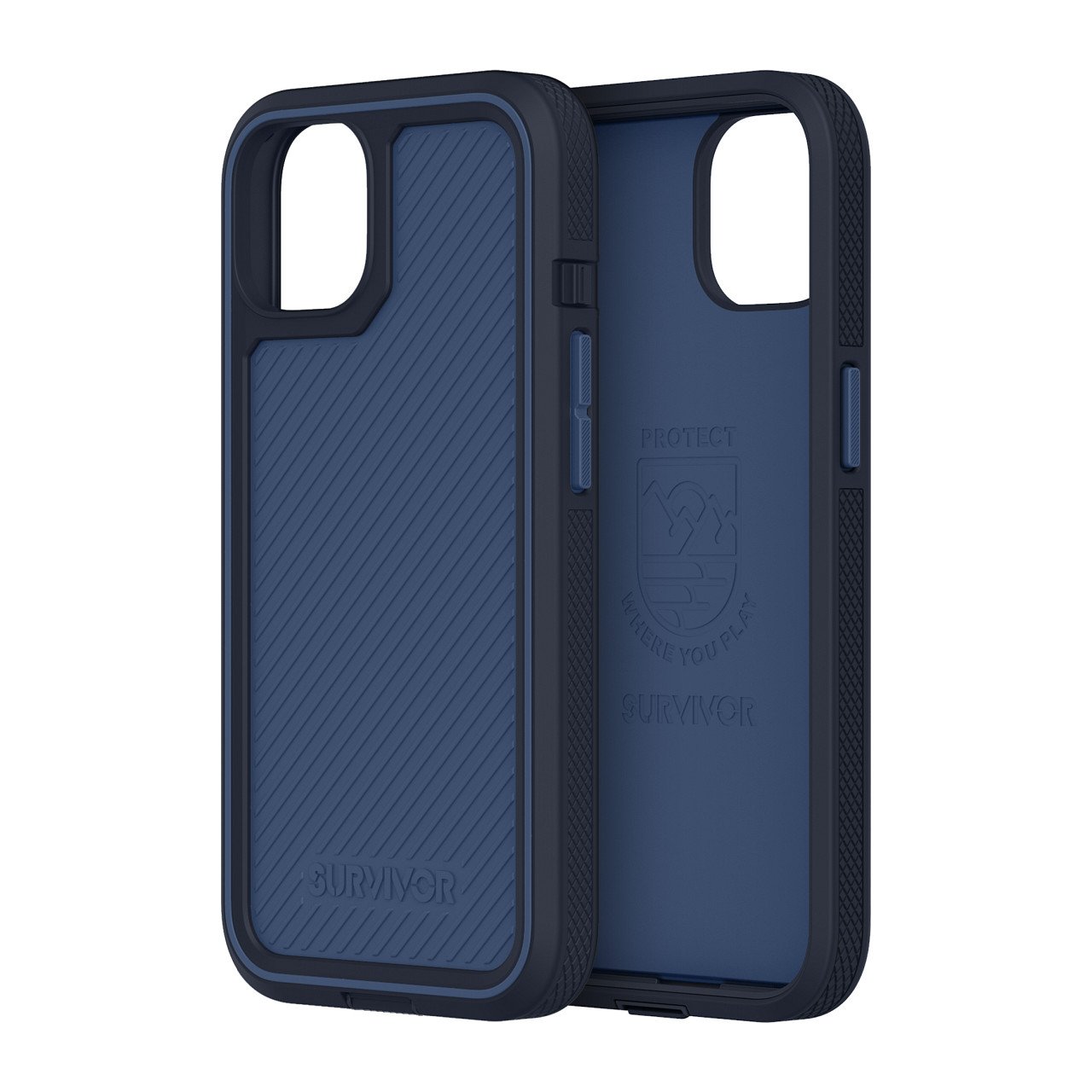 Griffin Survivor All-Terrain Earth Rugged Case iPhone 13 Pro- Storm Blue/Deep Sea
