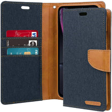 Goospery Canvas Diary Blue for iPhone 12 Mini