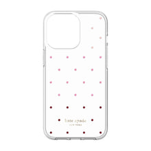kate spade new york Protective Hardshell for iPhone 13 Pro- Pin Dot Ombre