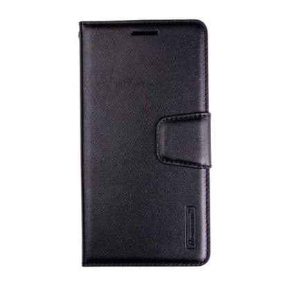 Hanman Leather Wallet Case Black for Google Pixel 6A 5G