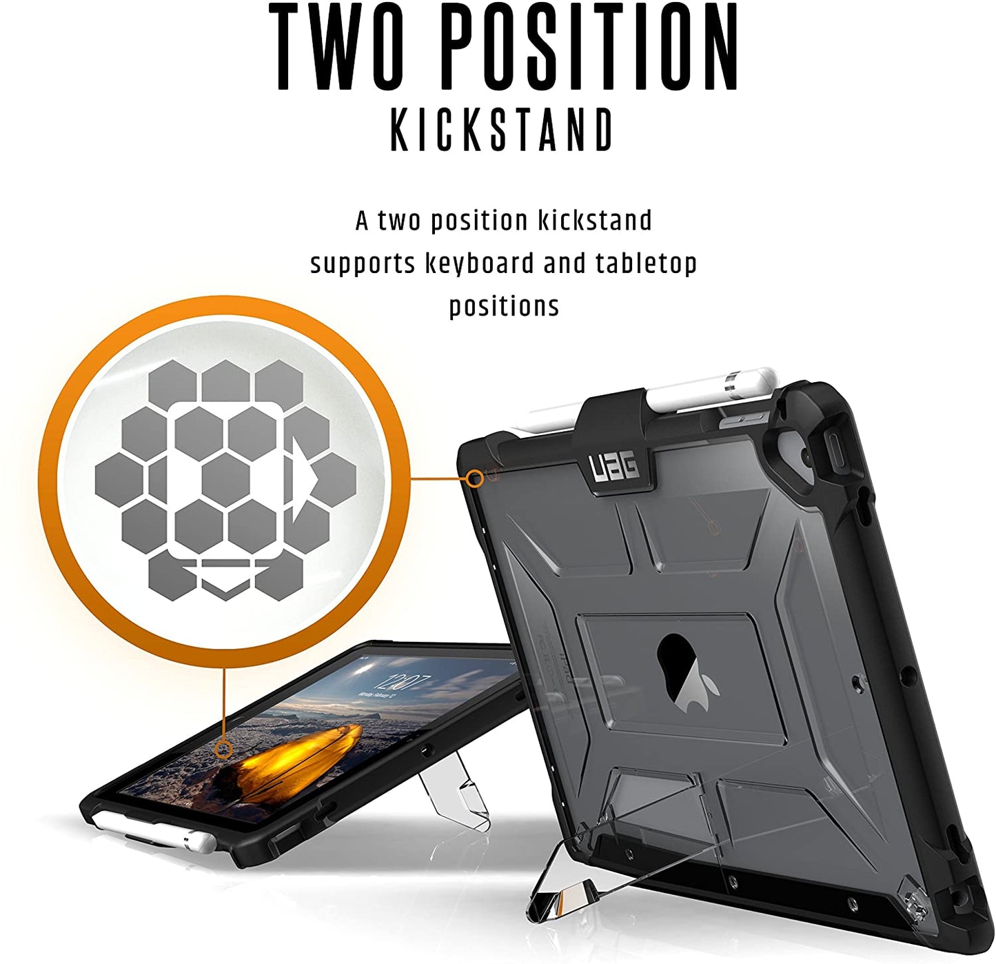 UAG- Urban Armour Gear Plasma Ice for iPad 9.7" (5/6/Air1/Air2/Pro)