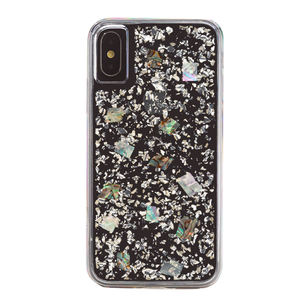 Boomtique Mother of Pearl Silver for iPhone X/Xs