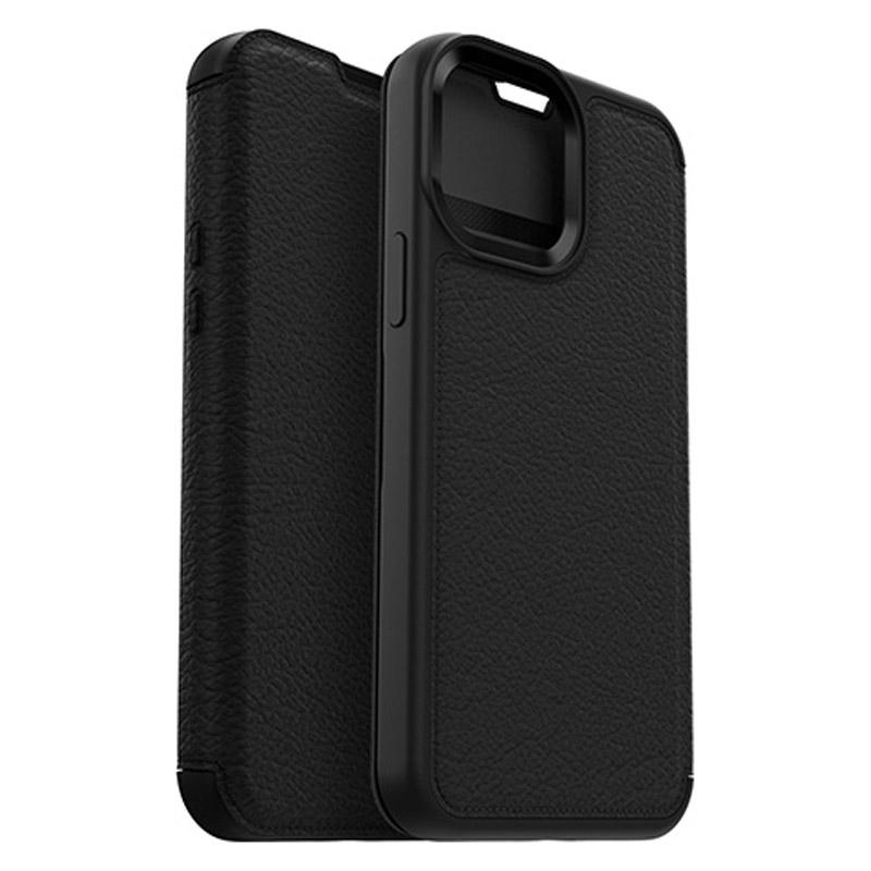OtterBox Strada Card Folio Wallet Case iPhone 13 - Black