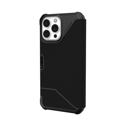 iPhone 13 UAG Metropolis Card Folio Case - Kevlar Black
